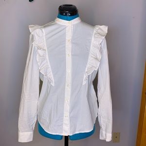 White Victorian or Edwardian vintage style blouse